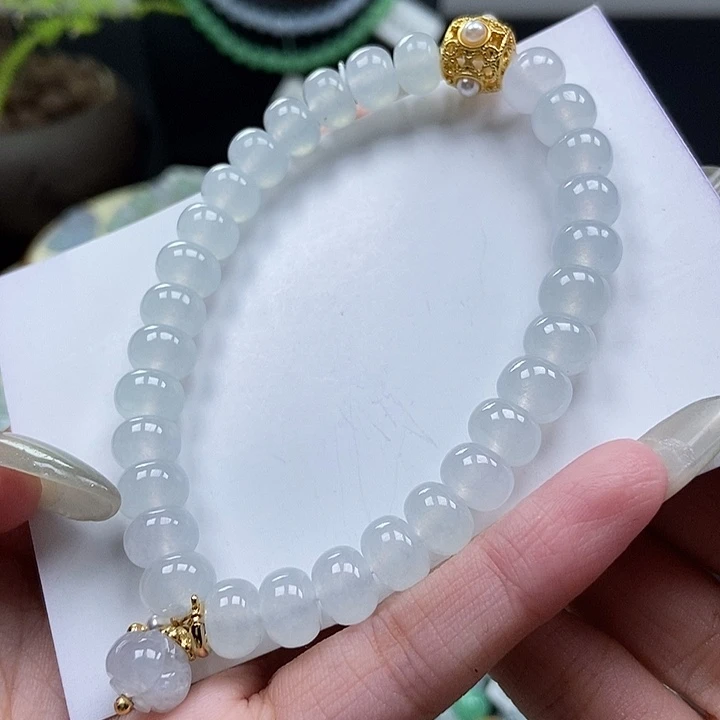 未镶嵌挂件翡翠珠链