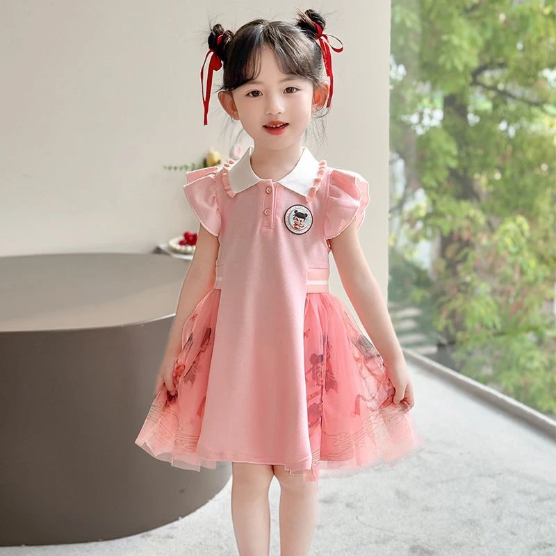 女童连衣裙夏季2025新款洋气儿童哪吒裙子时髦女宝宝夏装网红炸街
