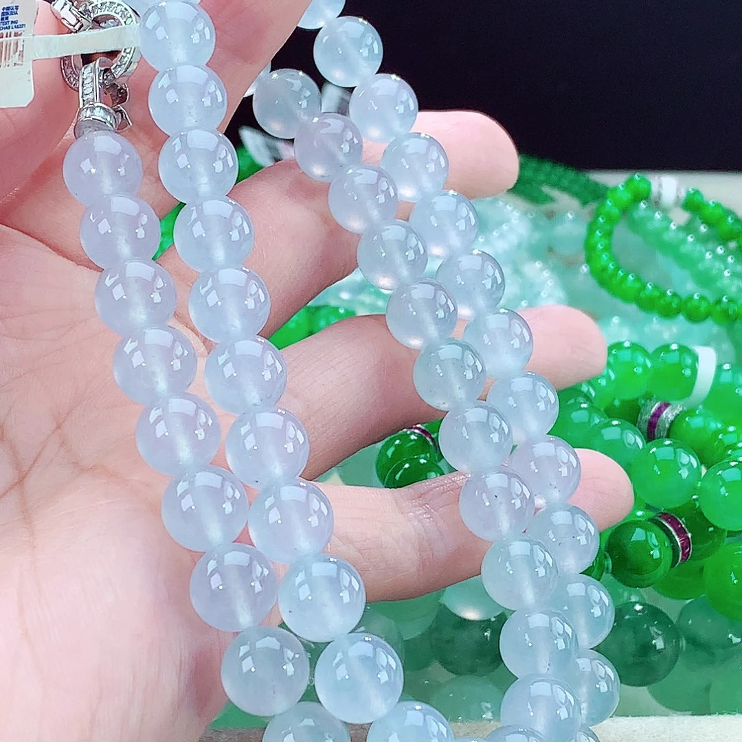 翡翠未镶嵌手链卡10