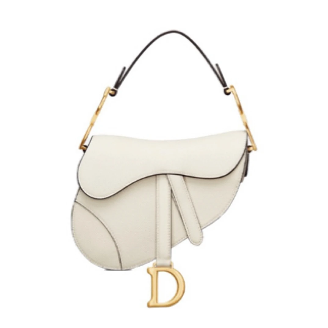 95新 DIOR/迪奥  马鞍 mini白/JW3499