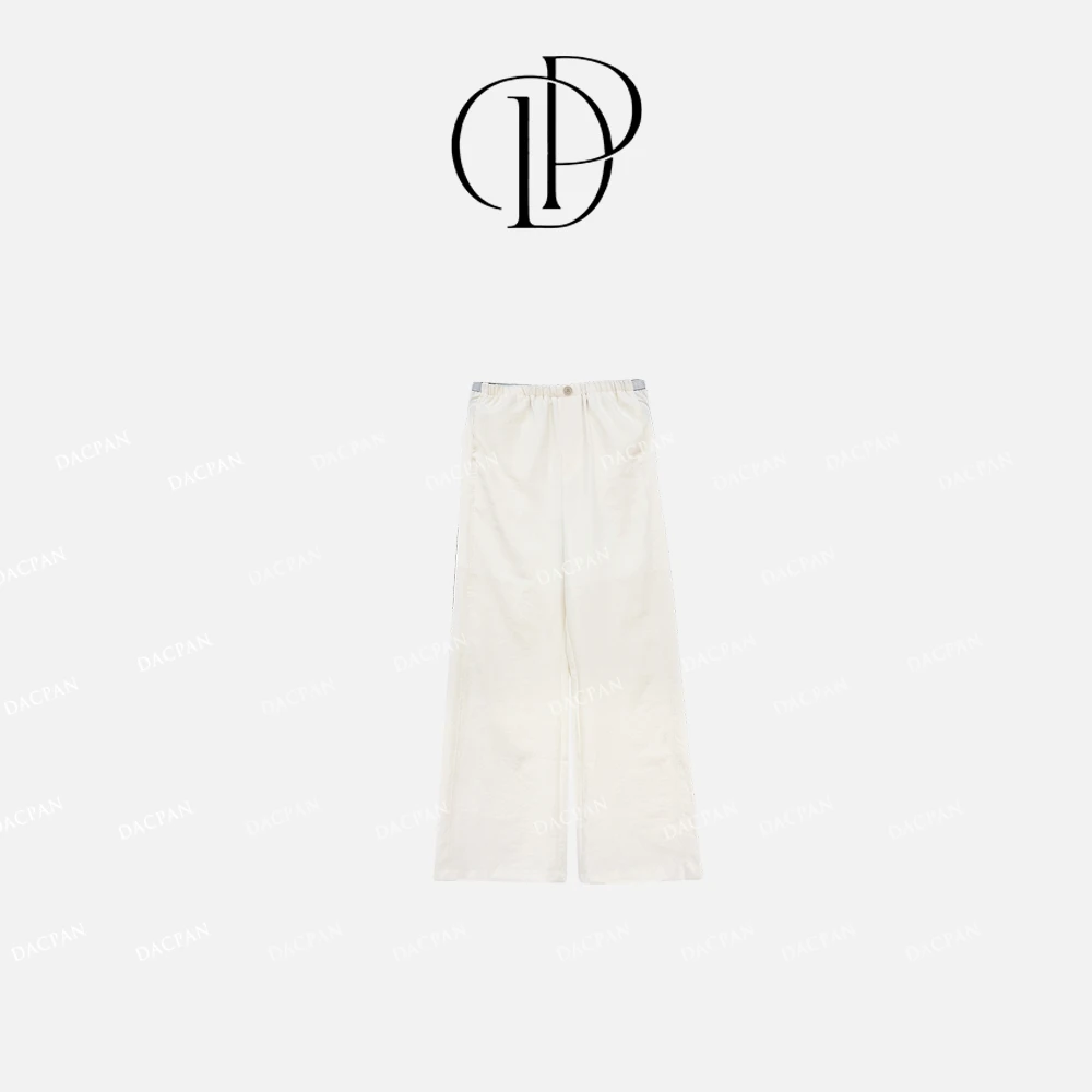 DACPAN-“遛弯裤”麻料宽松阔腿裤 松紧腰  2025/盼·PP 8826