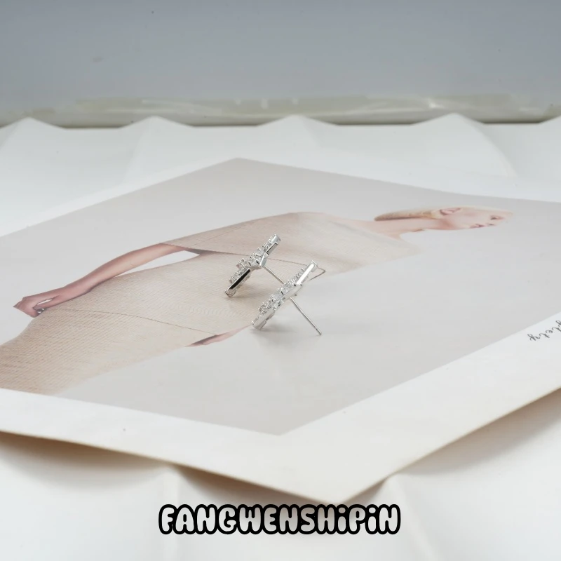 铜合金锆石耳饰 铜合金耳饰 耳环5453