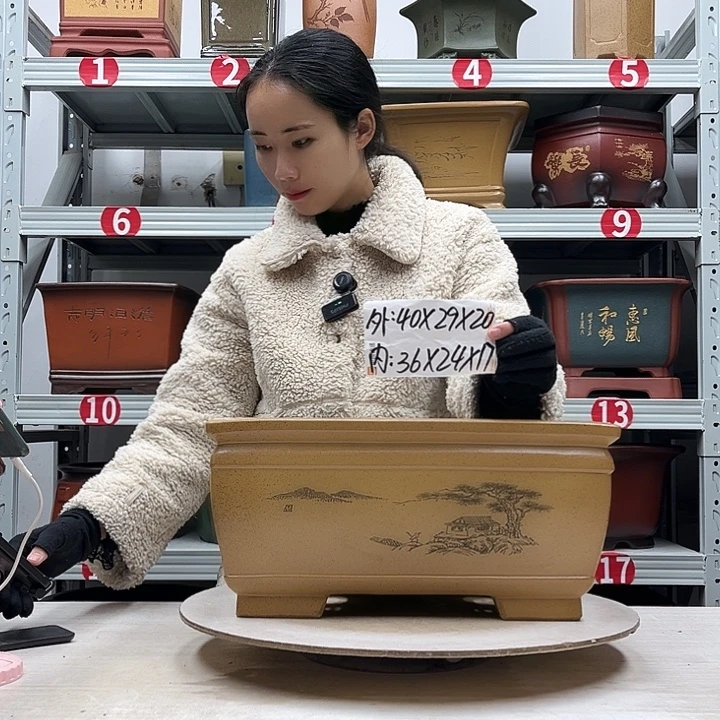 紫砂花盆紫砂花盆