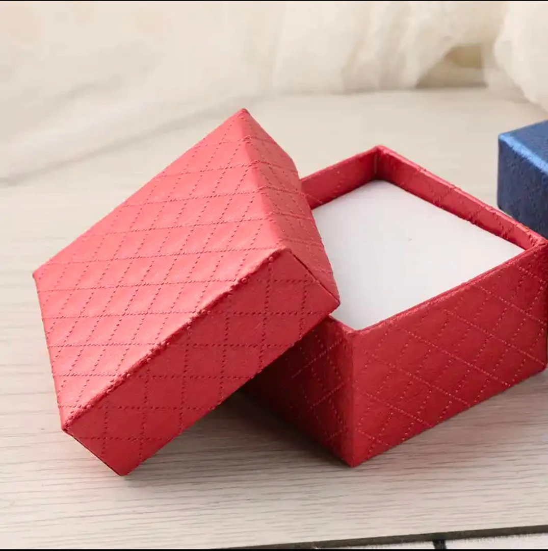 阿三红钻样式红色收纳盒（10个装）
