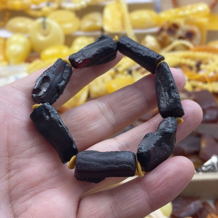 蜜蜡手串未镶嵌手串