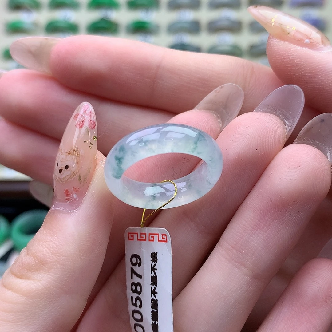 翡翠未镶嵌戒圈港12