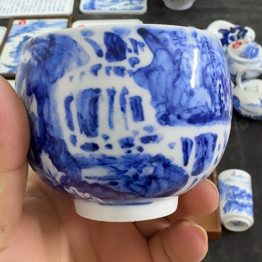 瓷片景德镇瓷器手工手绘