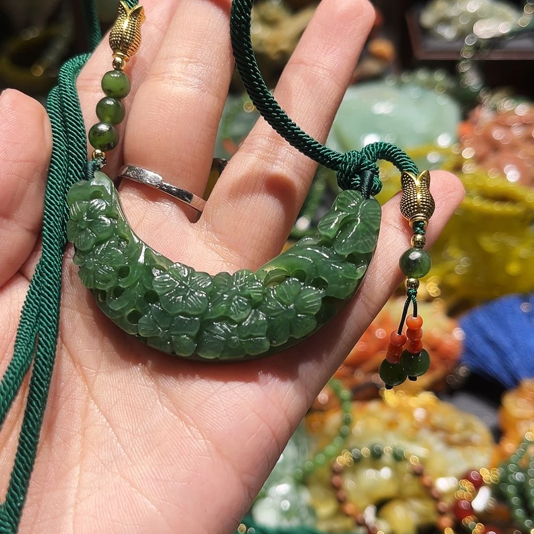 毛衣链未镶嵌和田玉