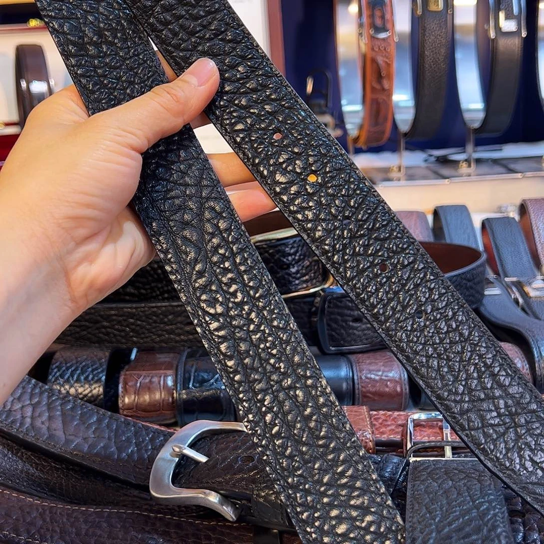 雨***过双面非洲牛皮单独带身