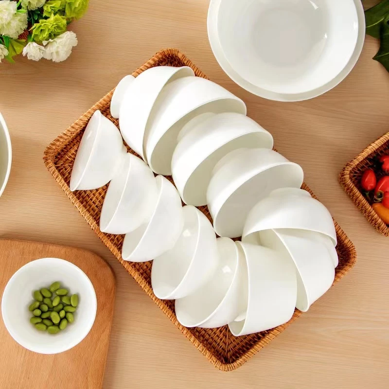 【鼎盛福利】骨质瓷餐具单品 中式碗盘 简约 家用