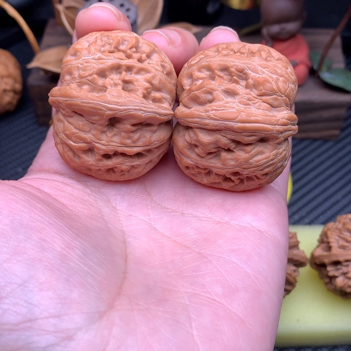 释****吊坠文玩核桃元宝42