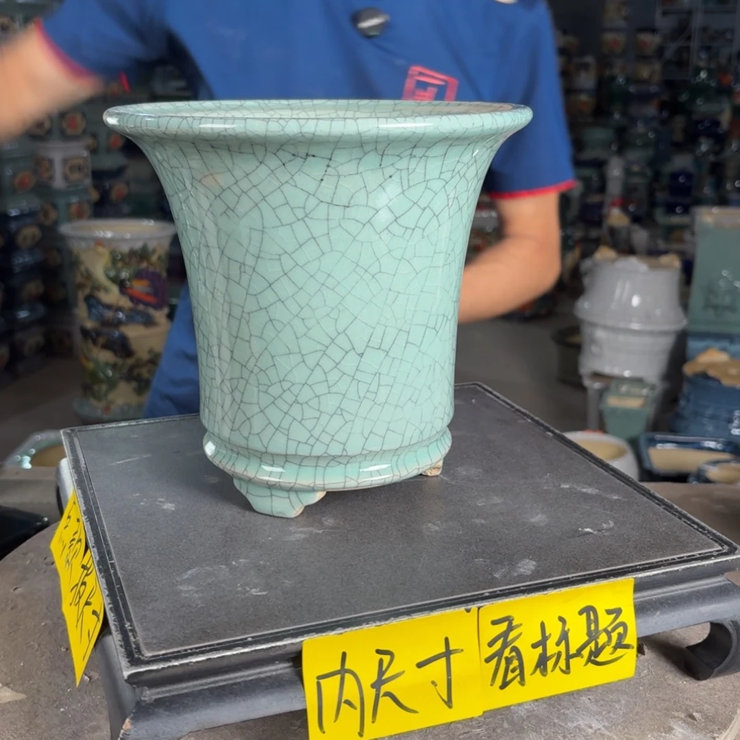 一风堂石湾花盆 内18*19