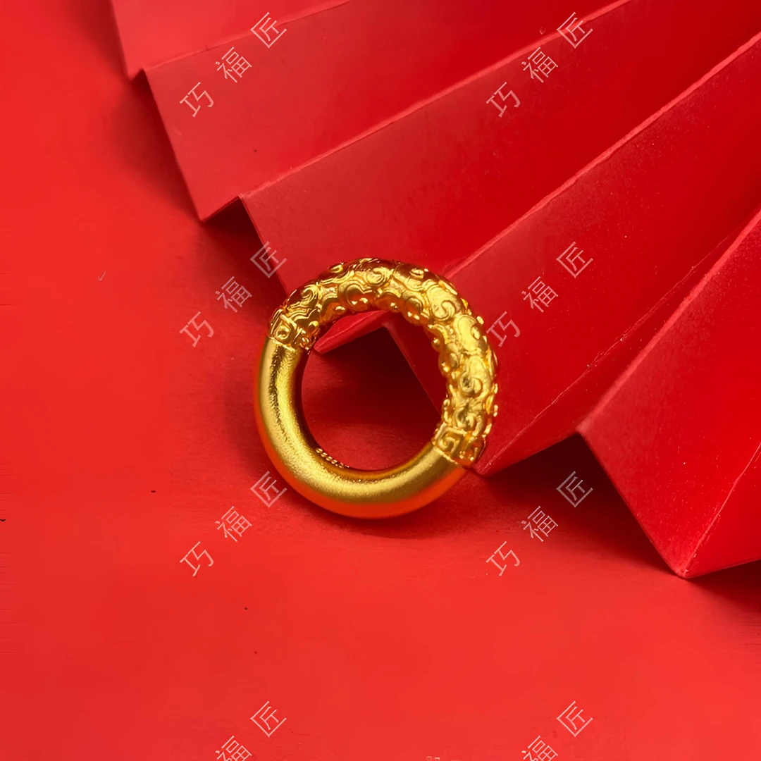 吊坠足银 祥云平安扣吊坠时尚百搭编织气质精美素款