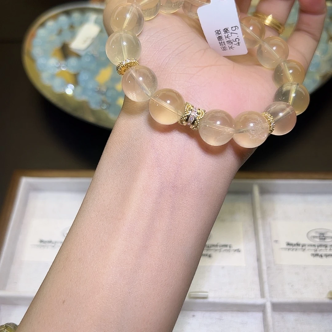 水晶手链未镶嵌可***?22-首单九折 48小时鉴赏