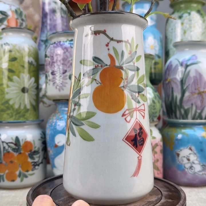 瓷片花瓶56565656566556656556
