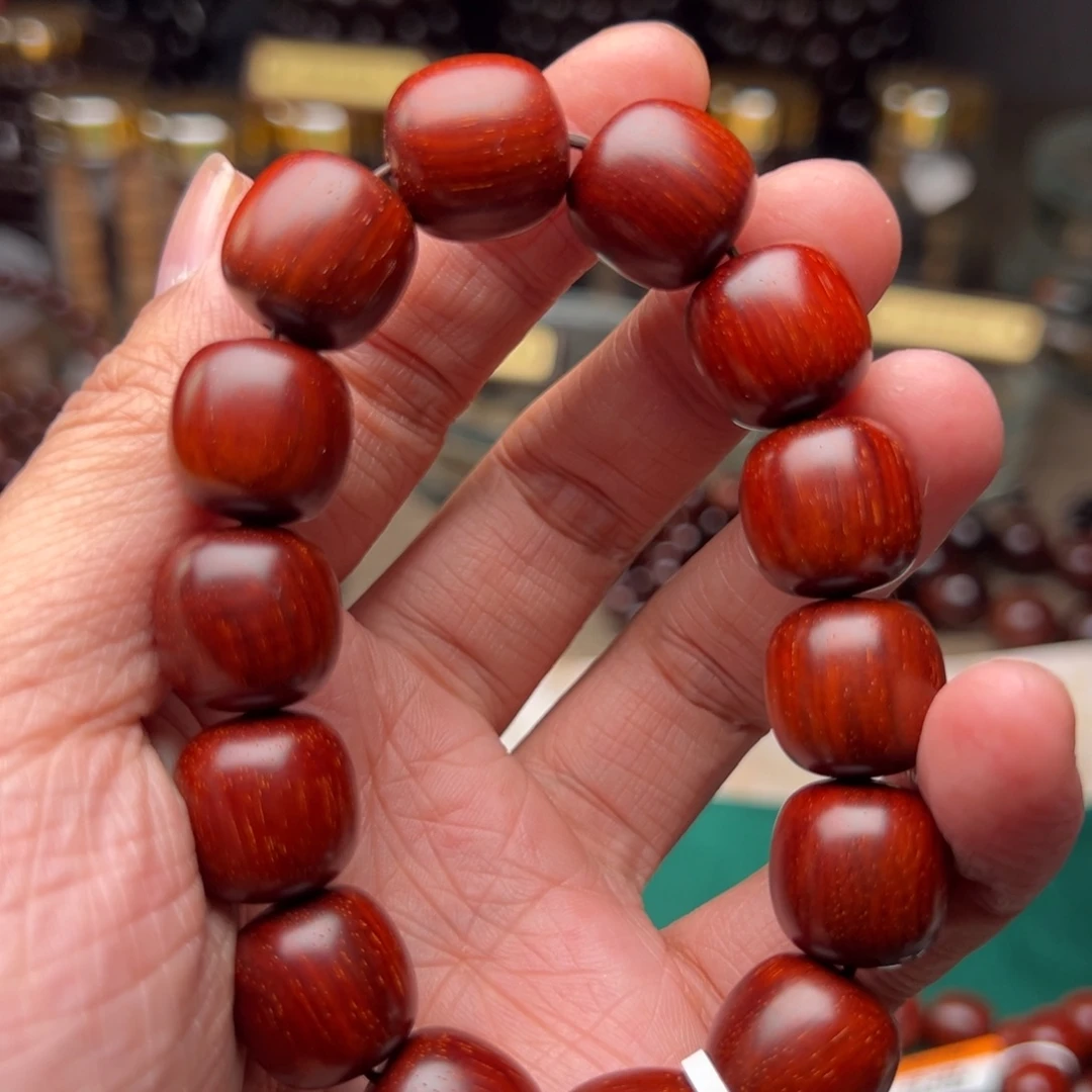 檀香紫檀（小叶紫檀）手串/手链15老形原汁原味5星泥料特价款