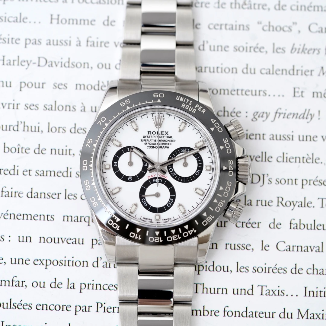 95新 Rolex/劳力士 18年116500白熊猫机械腕表