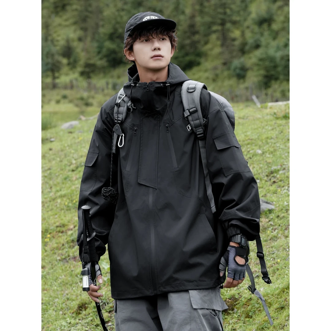KONITIHA 春秋三防情侣户外机能登山冲锋衣休闲男女外套夹克潮660