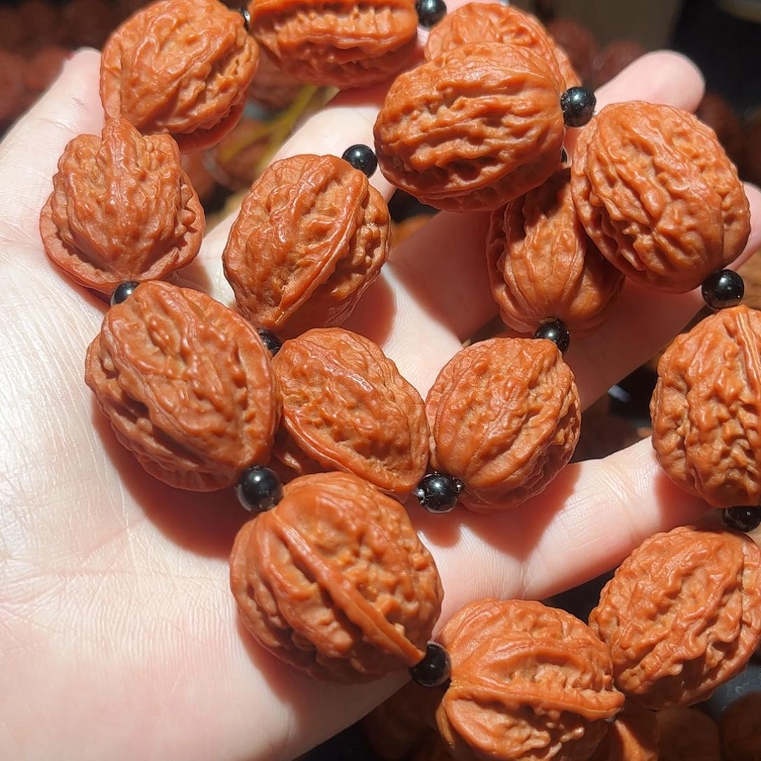手串文玩核桃粗筋八棱手持