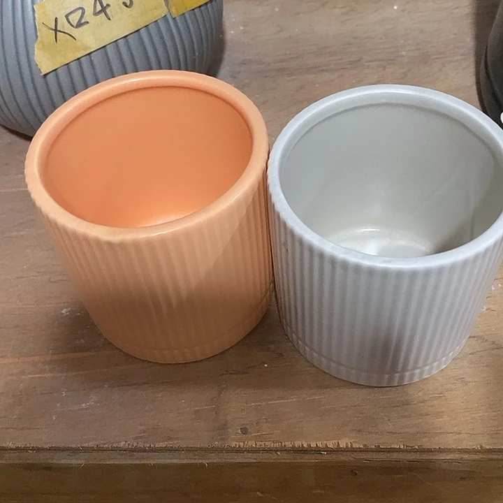 摆件陶盆有孔 瑕疵介意勿拍