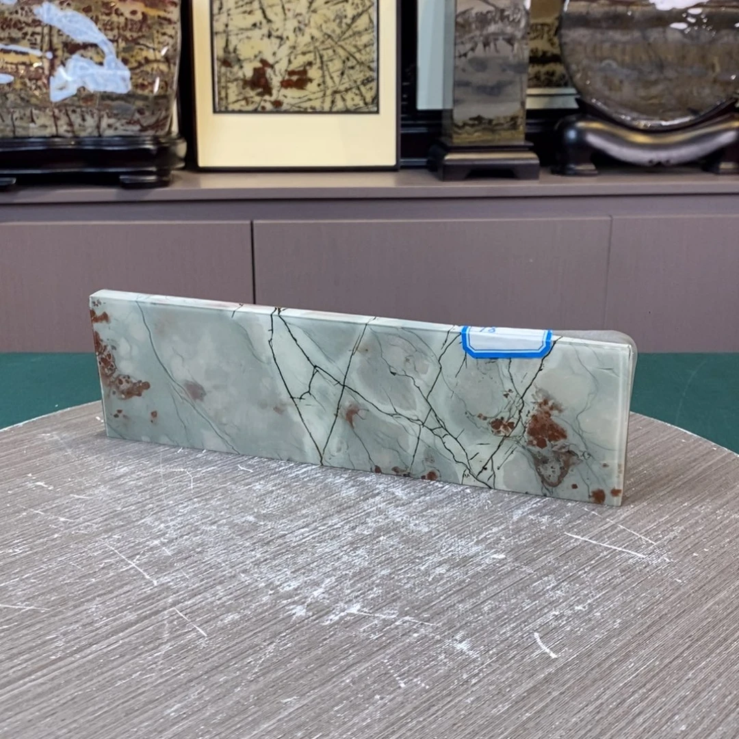 石材广西国画石草花石