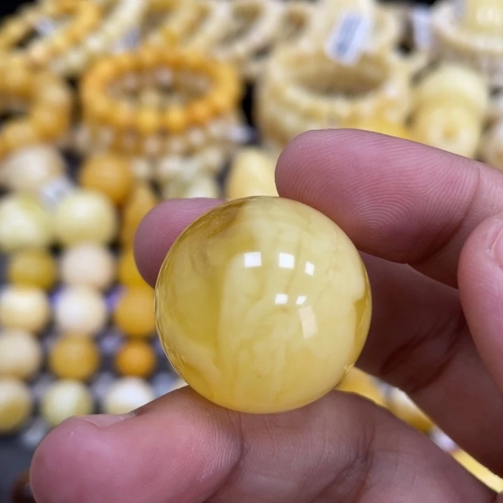 裸石蜜蜡未镶嵌25.3mm瑕疵福利款