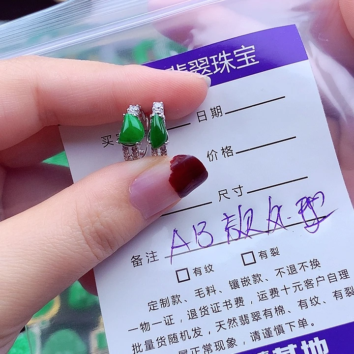 翡翠颈饰银S925镶嵌翡翠