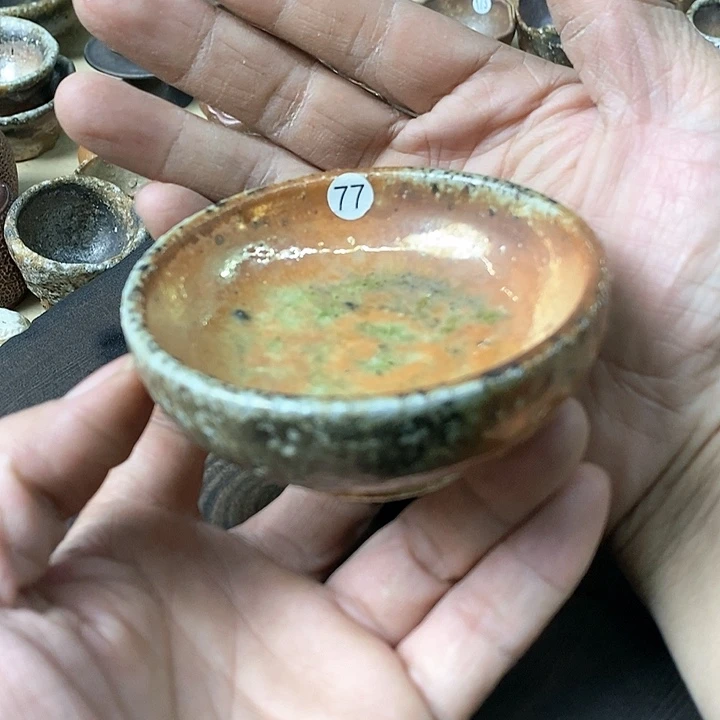 杯花****?手工粗陶、柴烧茶器