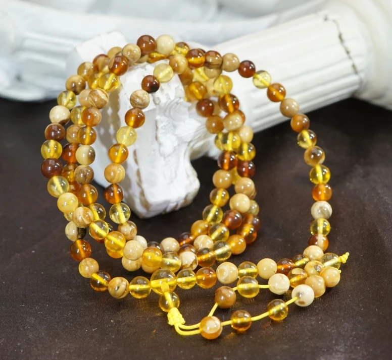 琥珀佛珠4+ CA011441