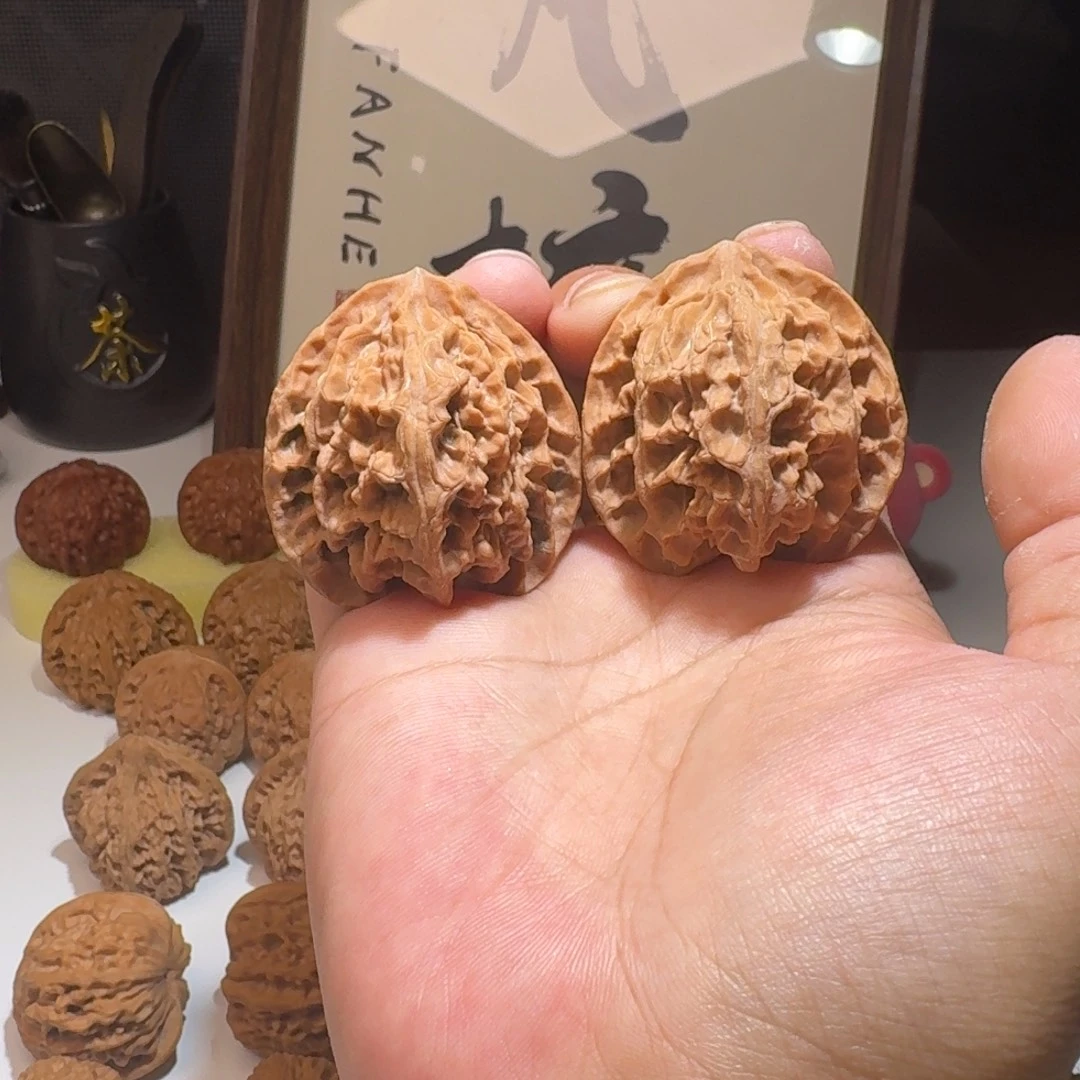睡***.吊坠文玩核桃42尺寸冲天炮苹果园