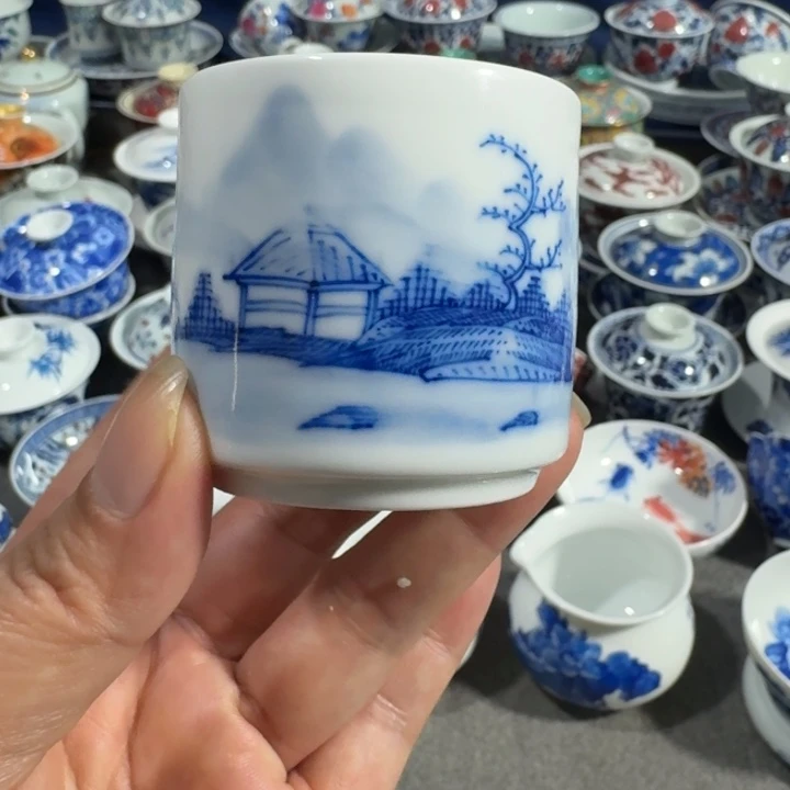 景德镇手工手绘杯
