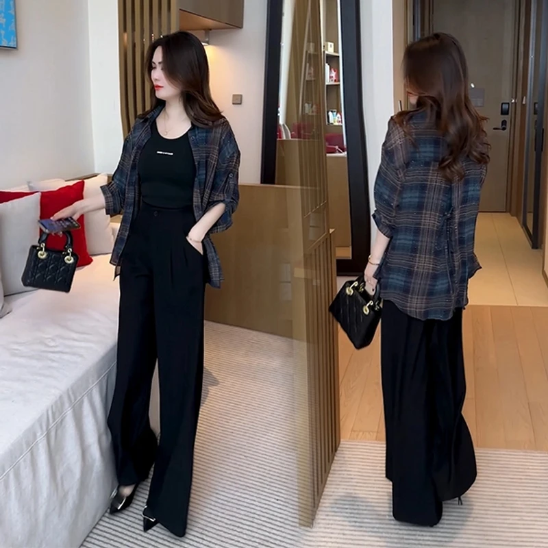 春季轻奢小个子气质显瘦薄款衬衫时尚洋气设计感上衣宽松