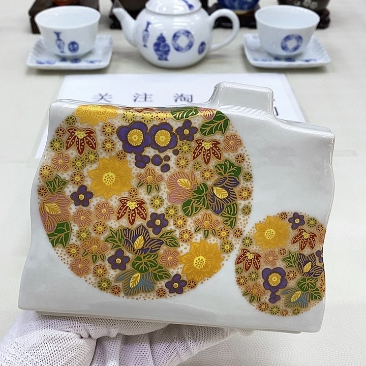 摆件九谷正品保真