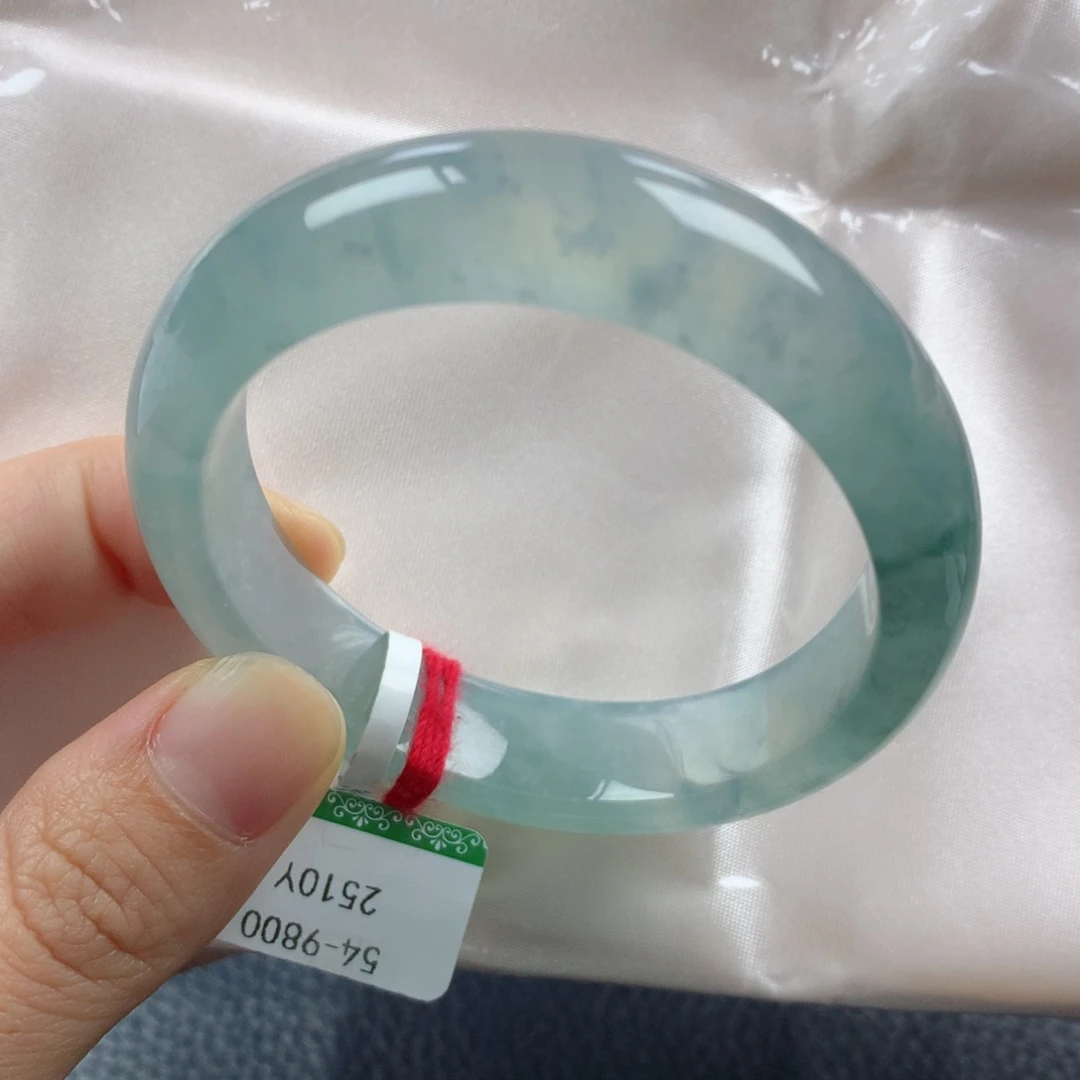 未镶嵌手镯翡翠缅甸天然翡翠A货54.3贵妃