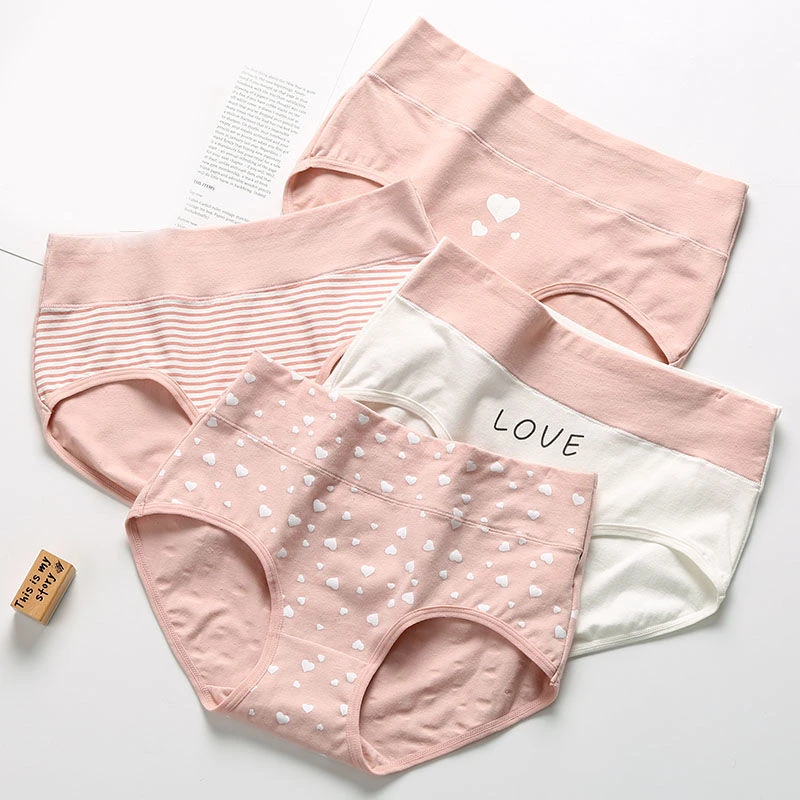 少女中高腰三角内裤适合发育期初高中女生穿着可爱女生透气不夹PP