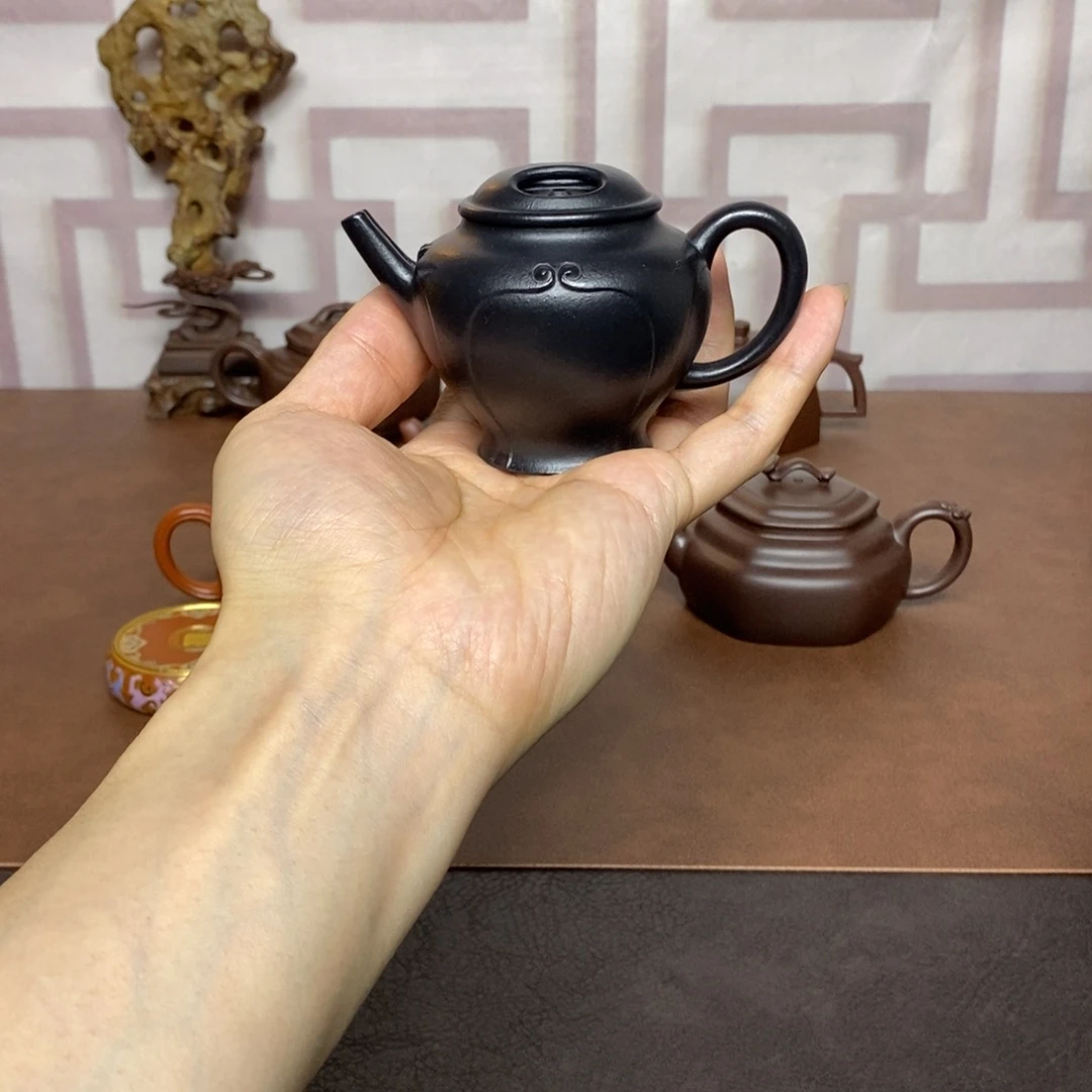 茶壶紫砂紫砂茶具朱泥捂灰一生所爱