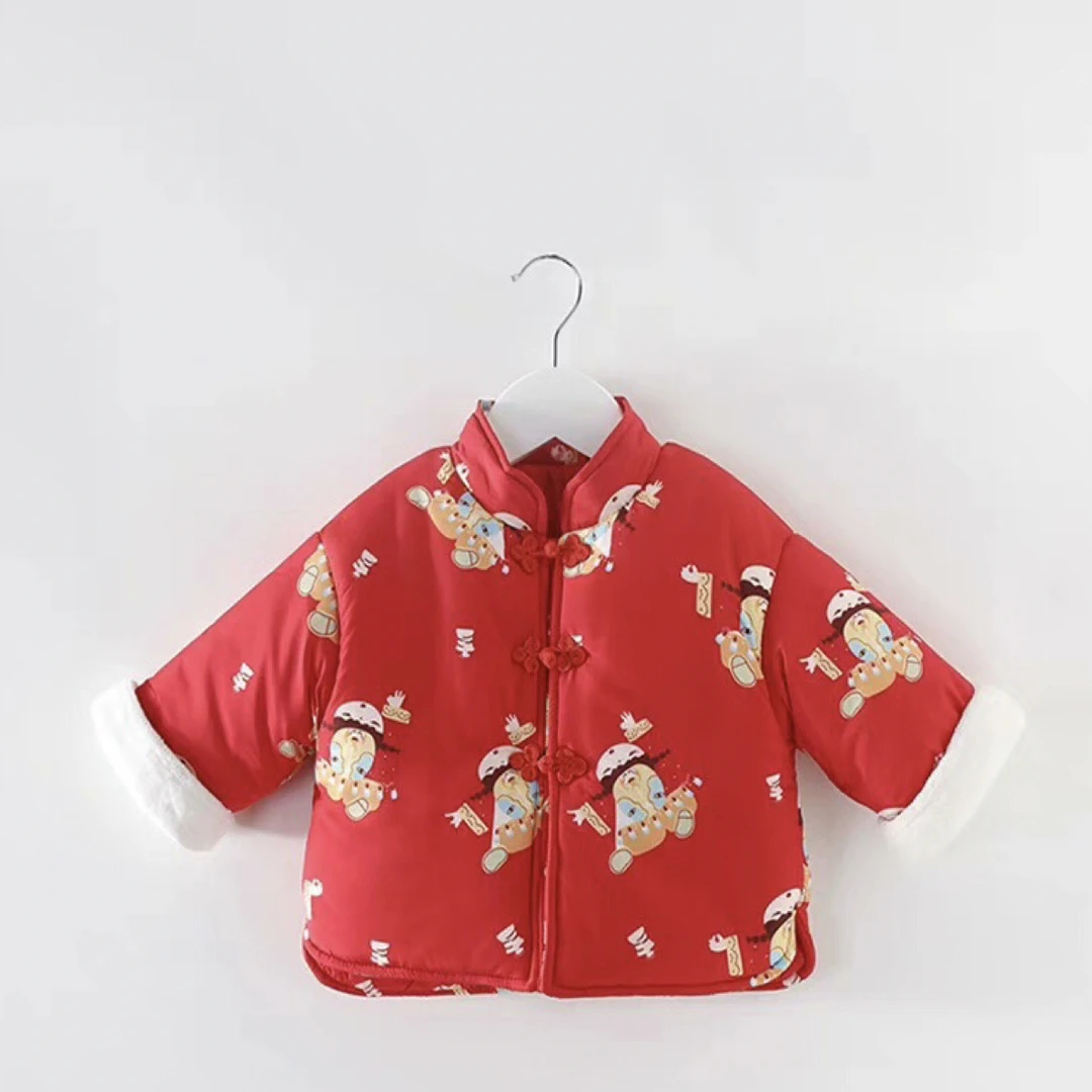 A173儿童红色外套默认微瑕