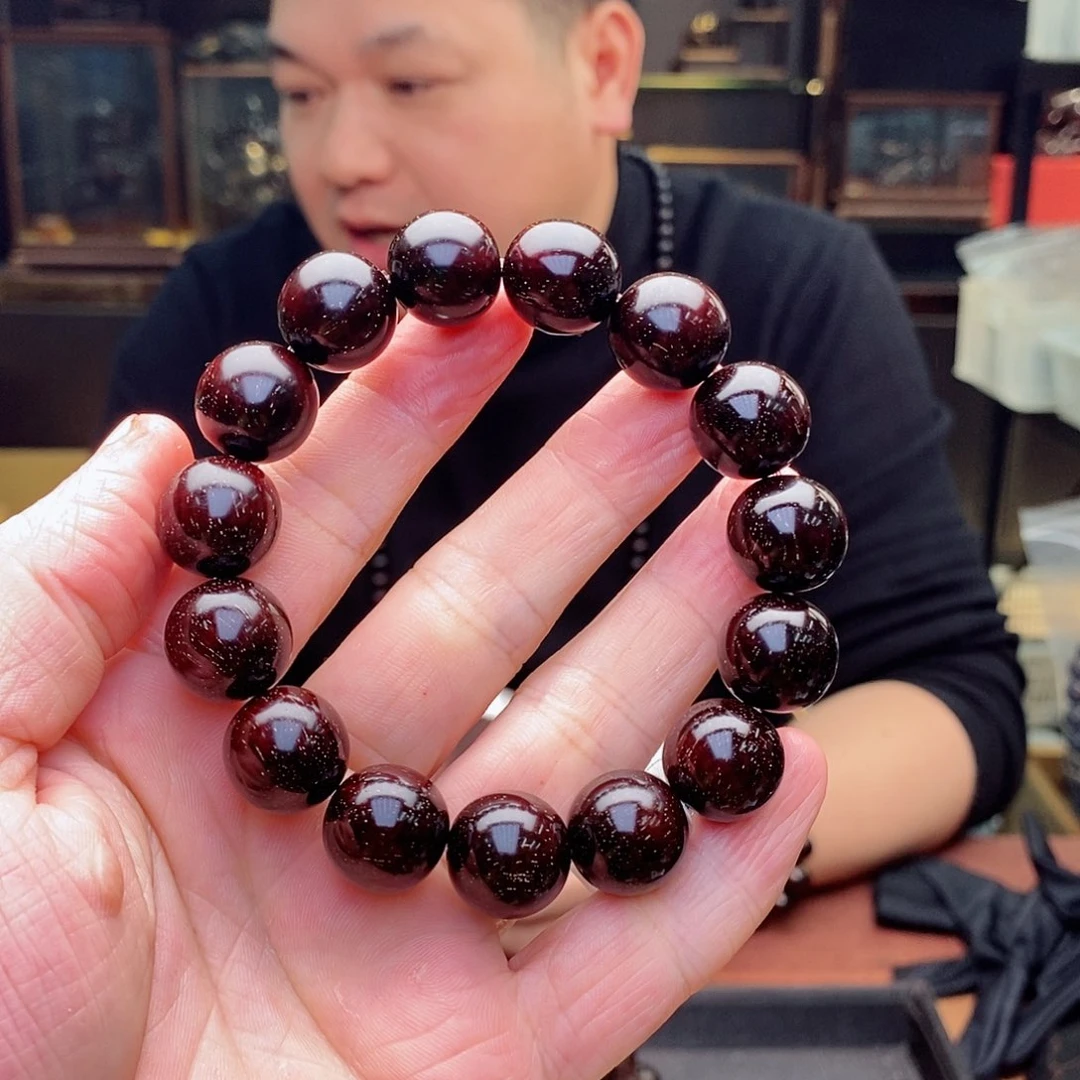 义***包檀香紫檀（小叶紫檀）手串/手链15