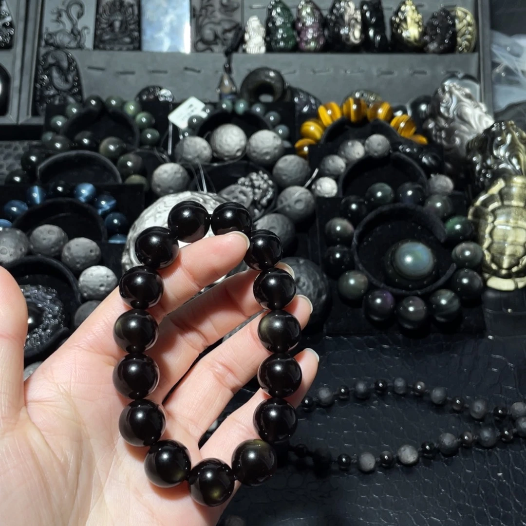 用***5黑曜岩未镶嵌珠宝奇石