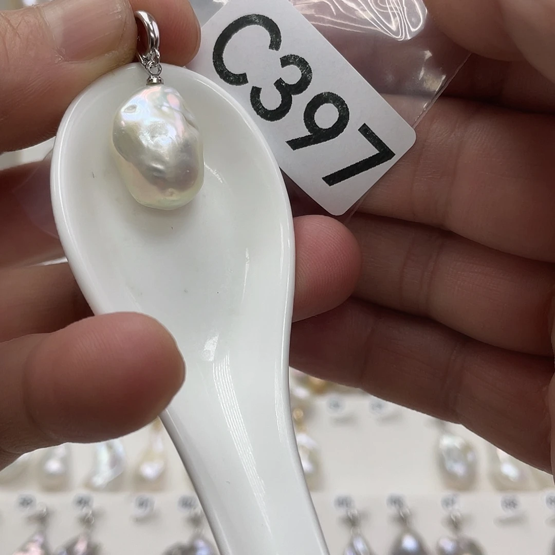 淡水珍珠颈饰银S925镶嵌?****?