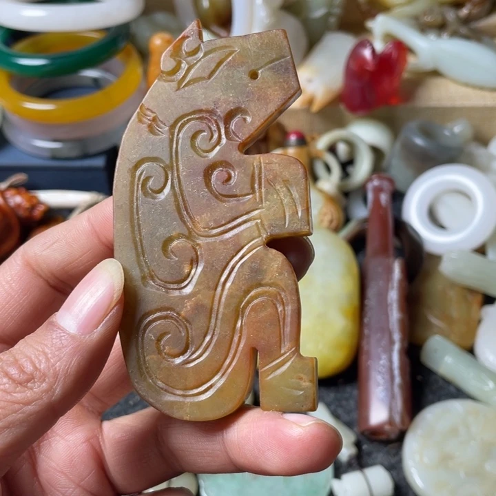 和田玉未镶嵌吊坠(不含链)