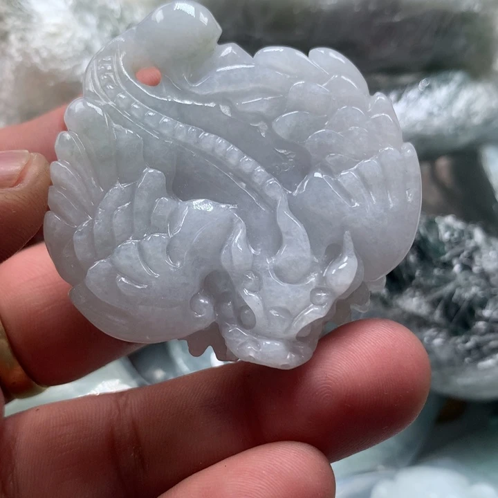 翡翠未镶嵌颈饰保真天然a货翡翠