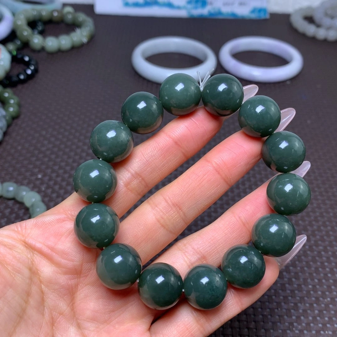 未镶嵌手串和田玉卡16