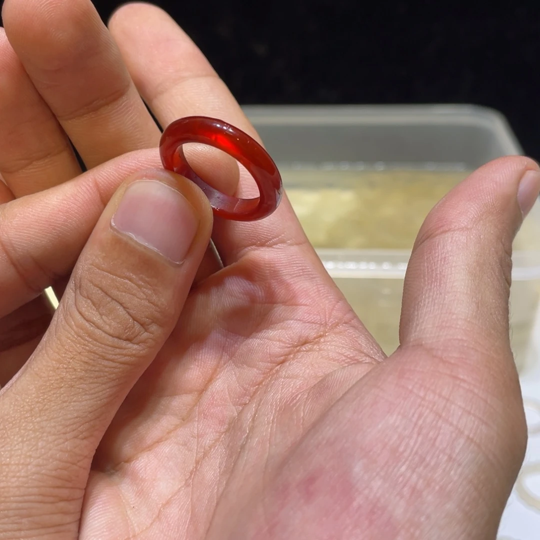 玛瑙/玉髓未镶嵌戒指230号港16