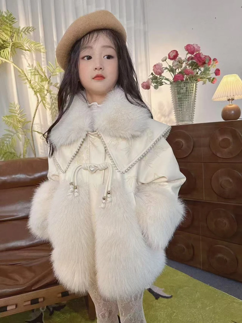 瑞果妈妈【未央】2024新款冬季保暖时尚洋气加厚外套