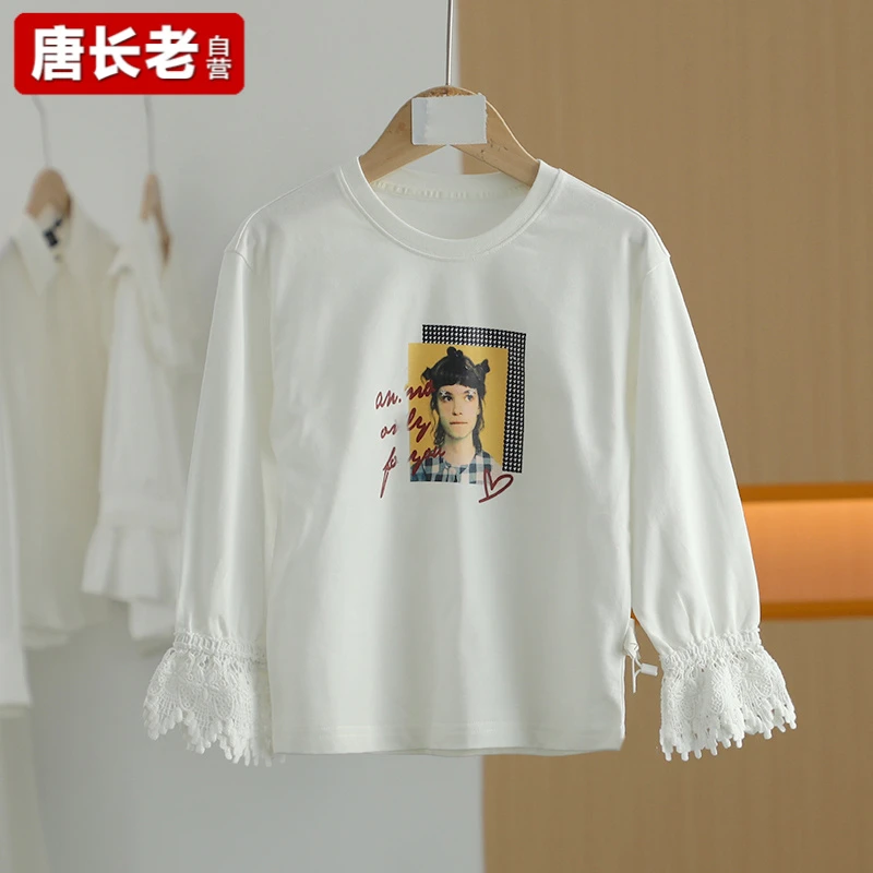 【唐长老自营】货号89191童装春秋新款印花休闲T恤YTZ