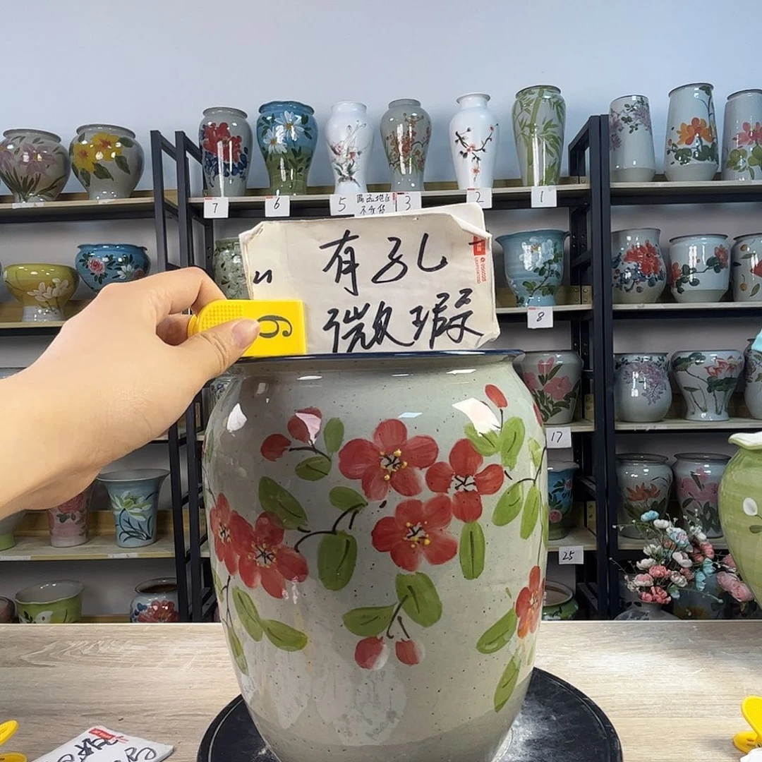 罐1tc景德镇陶瓷花盆