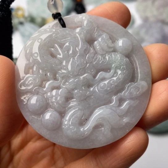 翡翠未镶嵌挂件翡翠