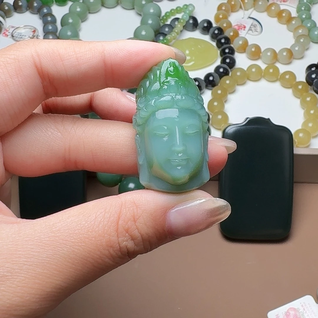 和田玉（碧玉）未镶嵌手链粉青