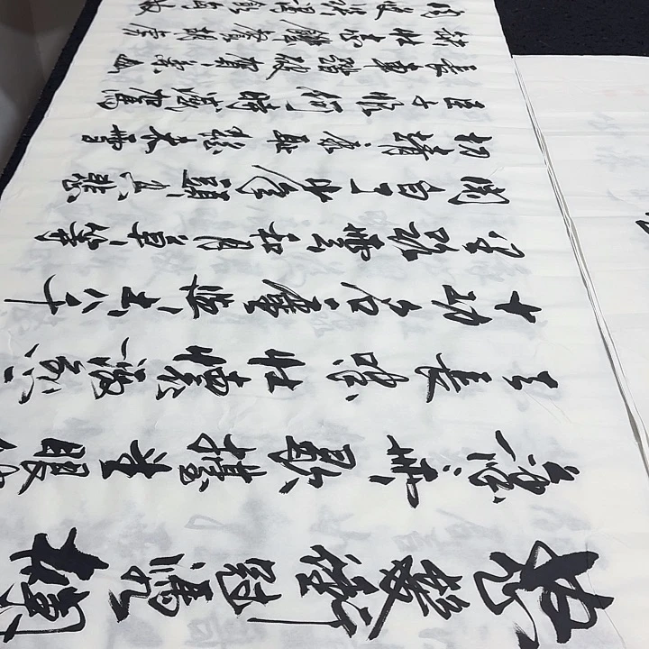 书法老师精品行书平尺